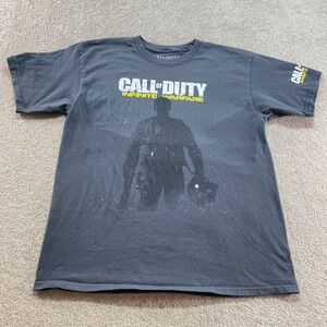 Call of Duty Infinite Warfare Shirt Mens Size Large Gray Video Game Graphic Tee